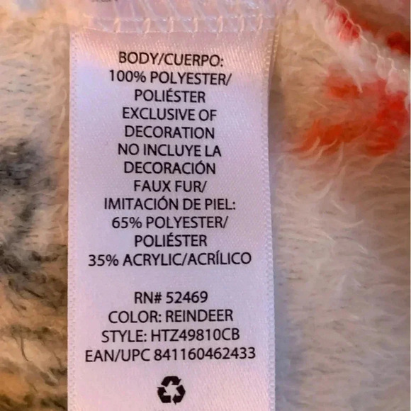 Holiday Time Womens Plus Size 2x 18W 22W Zip Front Fleece One Piece Pajamas Dogs - Picture 7 of 8